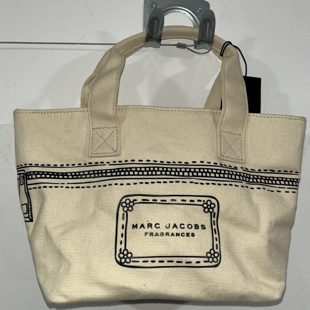 Marc Jacobs Fragrances Cream Canvas Mini-Tote